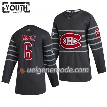 Kinder Montreal Canadiens Trikot Shea Weber 6 Grau Adidas 2020 NHL All-Star Authentic